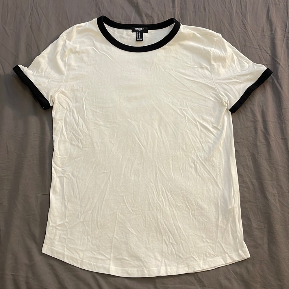 White forever 21 shirt